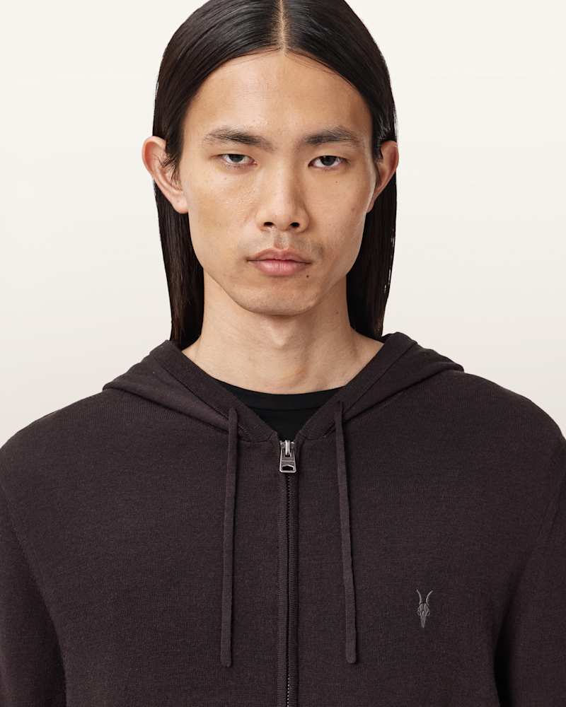 Mode Merino Zip Up Ramskull Hoodie