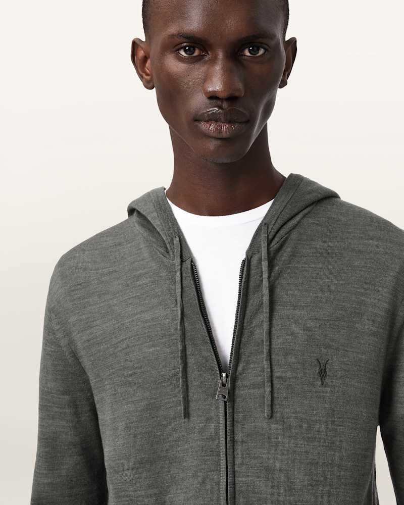 Mode Merino Zip Up Ramskull Hoodie