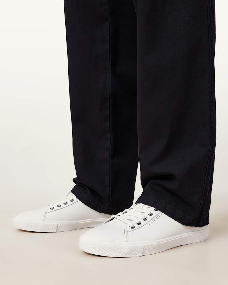 Brody Leather Low Top Trainers
