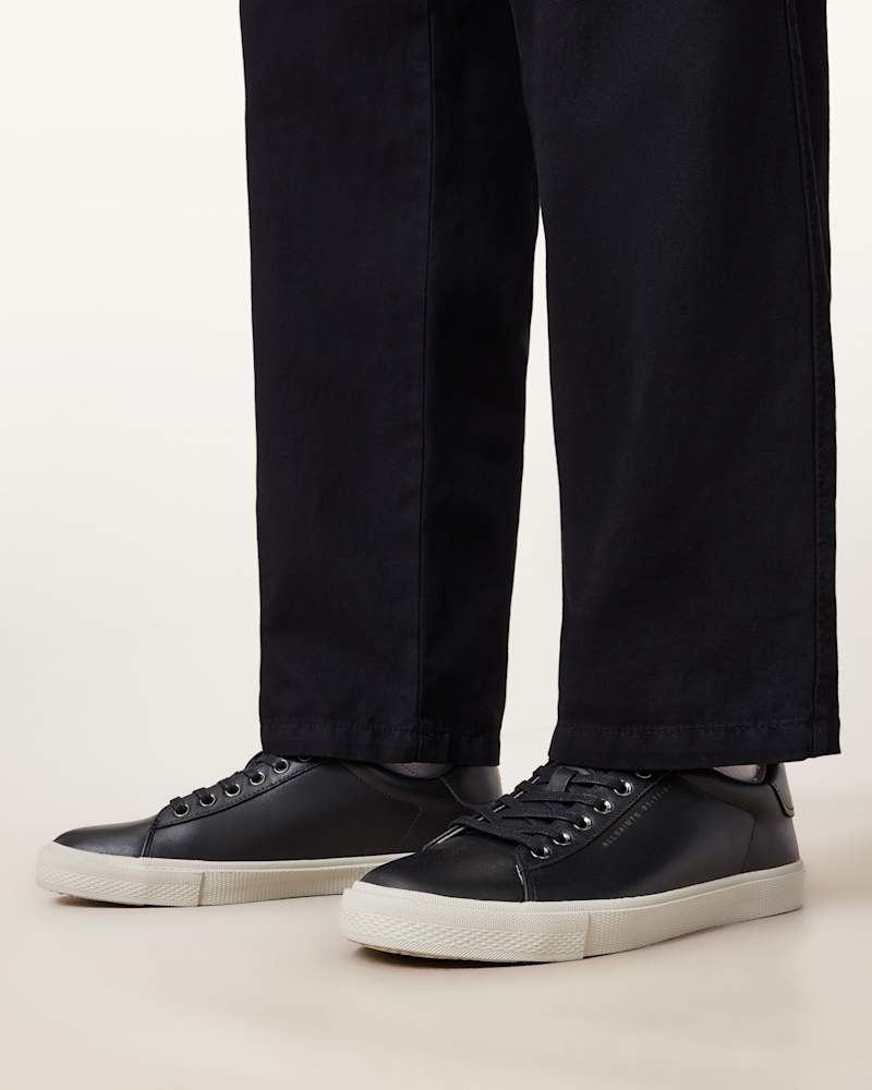 Brody Leather Low Top Trainers