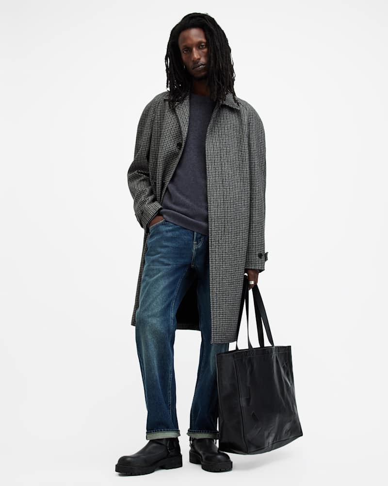 Aspen Waffle Texture Crew Neck Ramskull Jumper