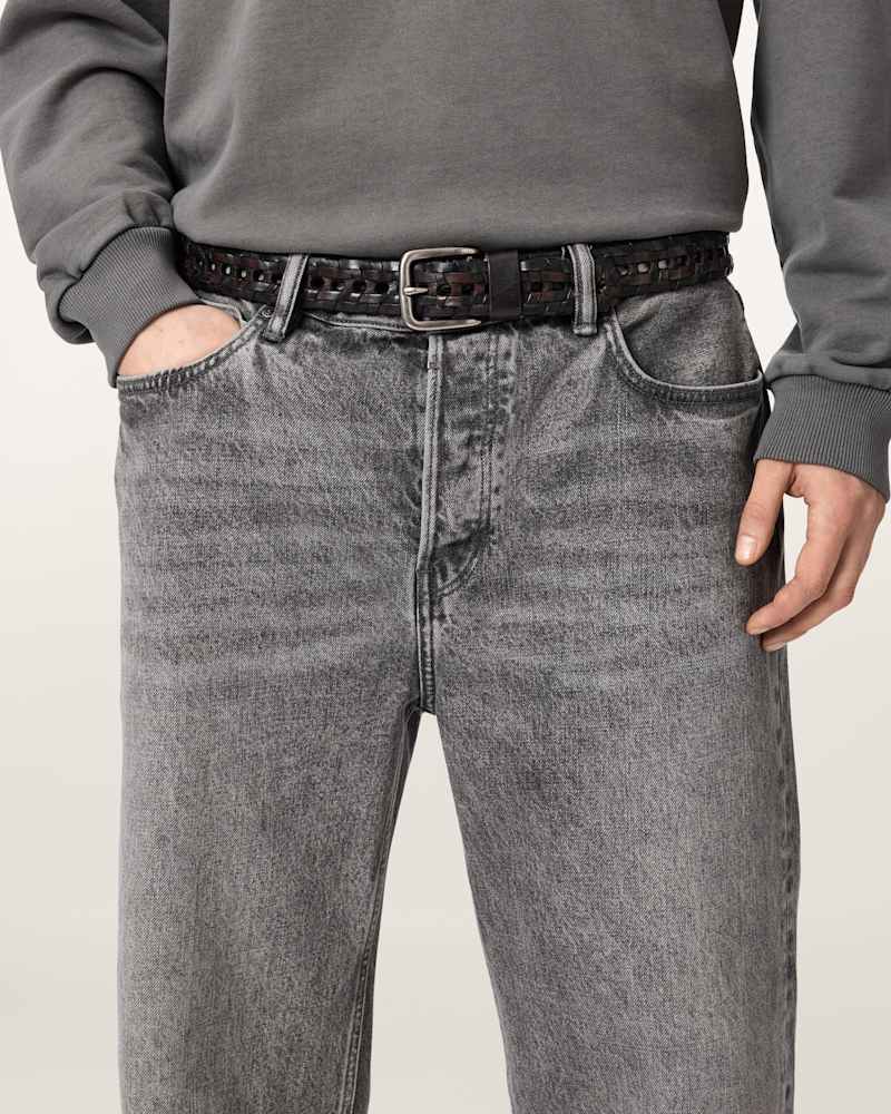 Mac Woven Leather Belt
