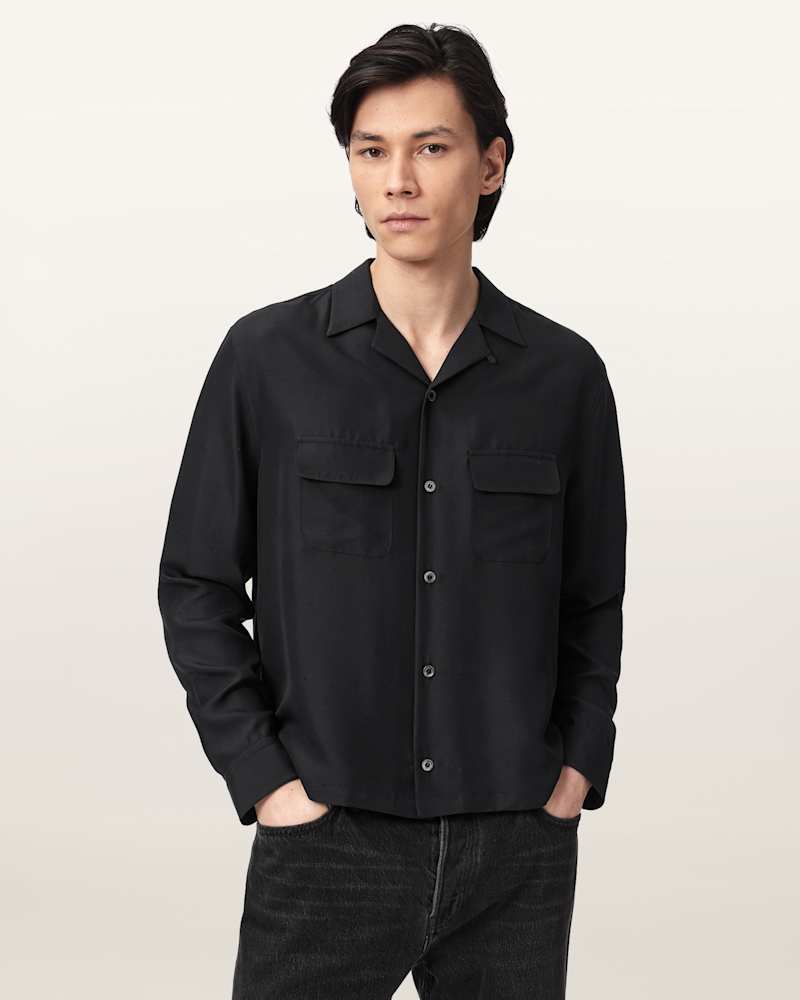 Ravenor Boxy Silk Shirt