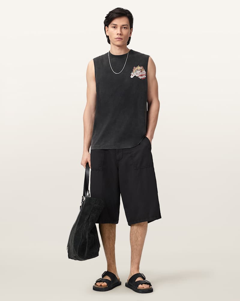 Roque Oversized Sleeveless T-Shirt