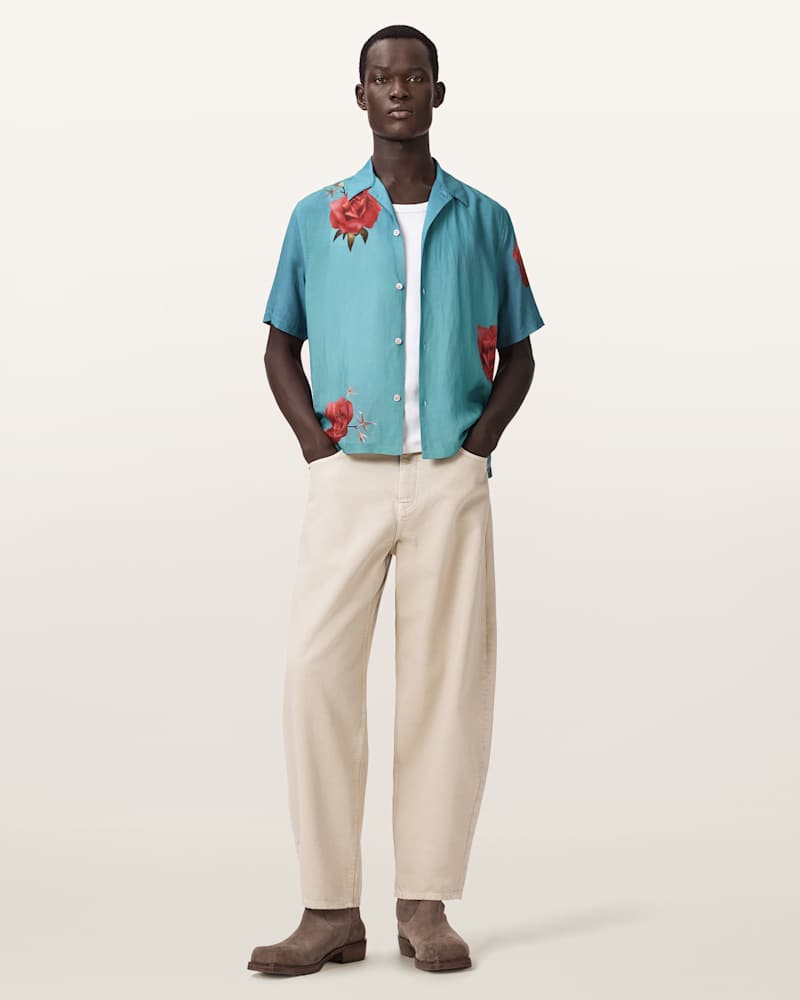 Fleur Fazed Boxy Short Sleeve Shirt