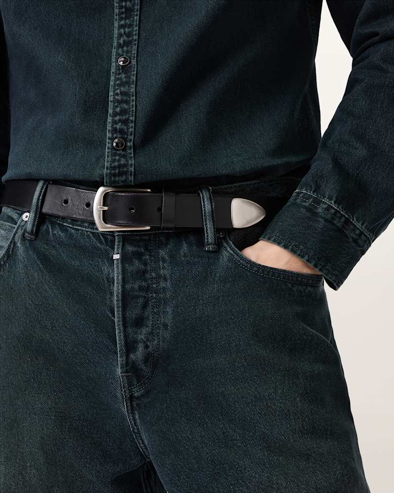 Kane Leather Western Belt