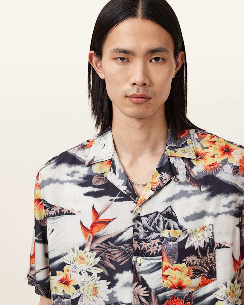 Oscani Short Sleeve Printed Shirt