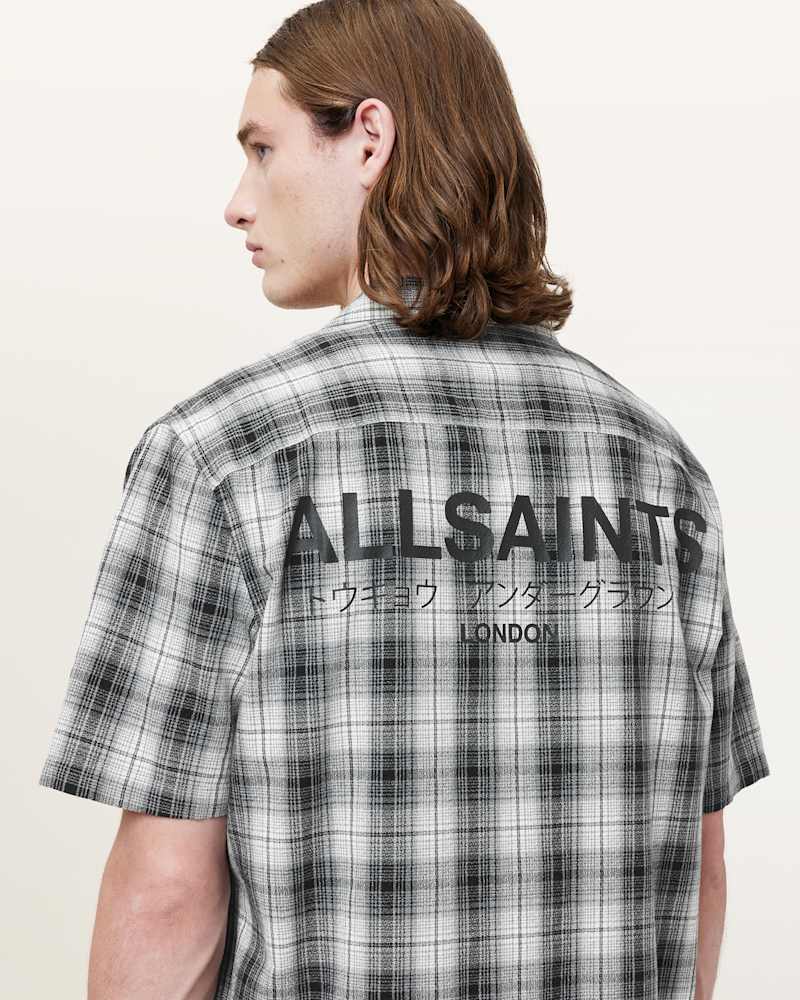 Underground Relaxed Check Logo Shirt