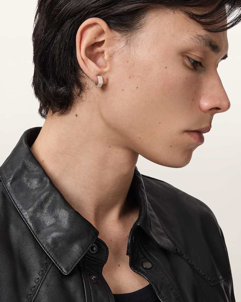 Otto Wide Hex Earrings
