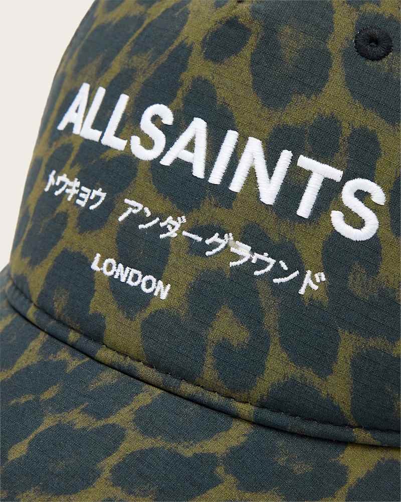 Underground Logo Print Baseball Cap