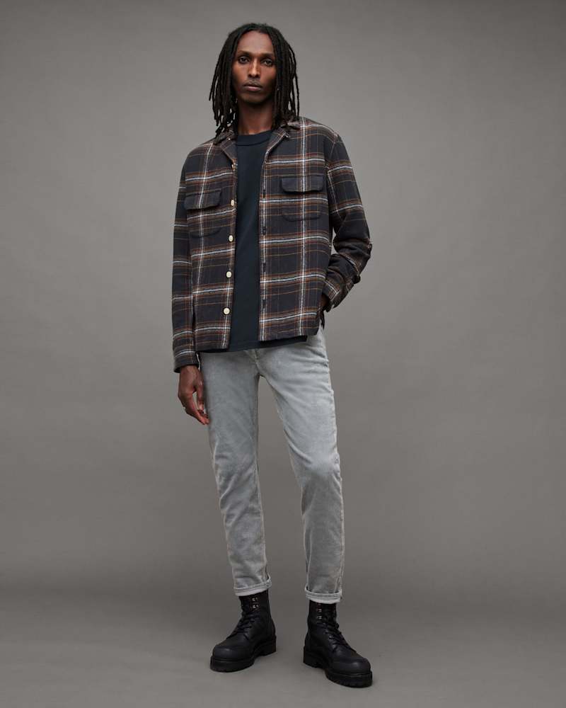 Dean Slim Fit Cropped Corduroy Jeans