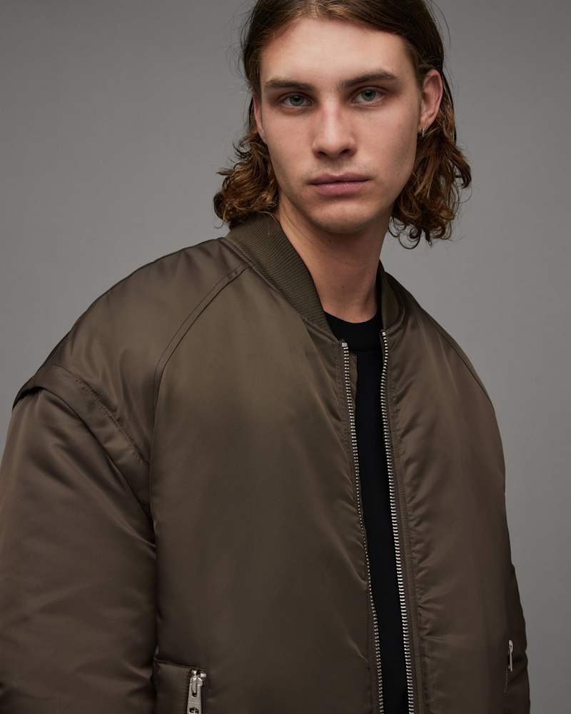 Akio 2-In-1 Recycled Quilt Bomber Jacket