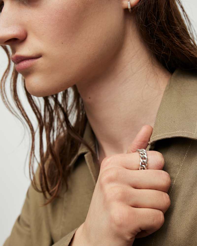 Colt Curb Sterling Silver Ring