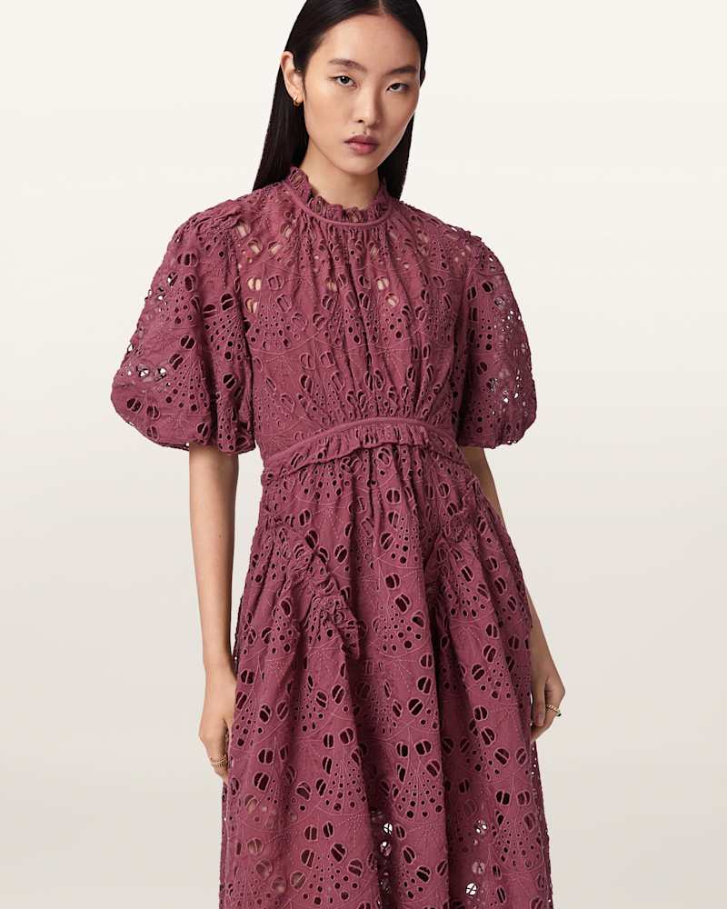 Odette Broiderie Anglais Maxi Dress