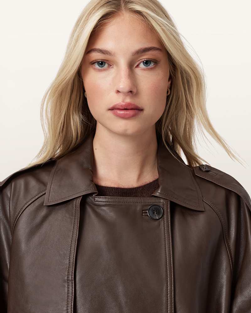 Reed Leather Trench