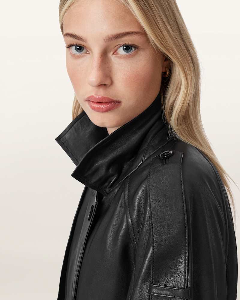 Reed Leather Trench