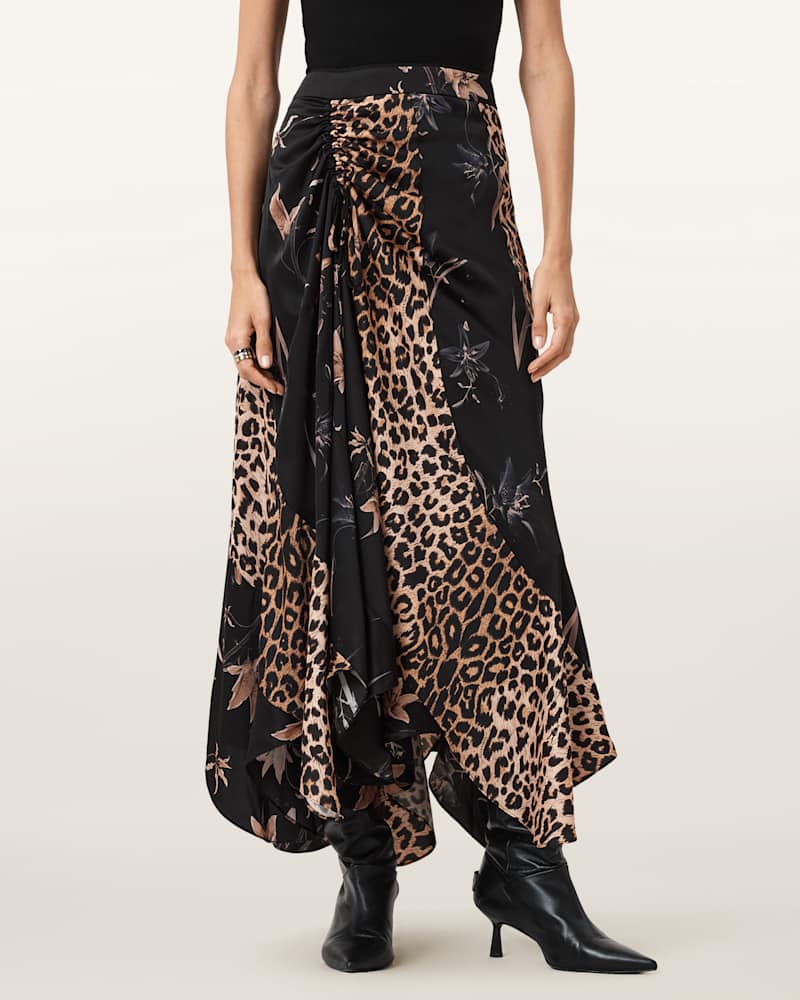 Arleen Multi Print Maxi Skirt