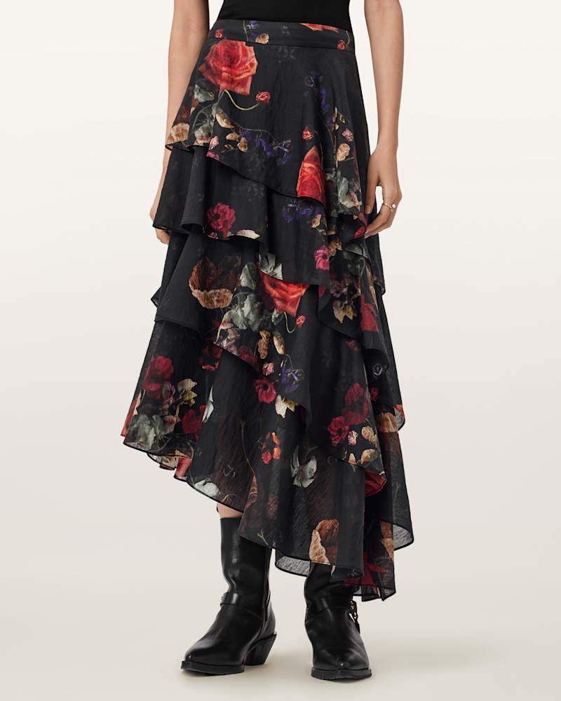 Caya Floral Maxi Skirt