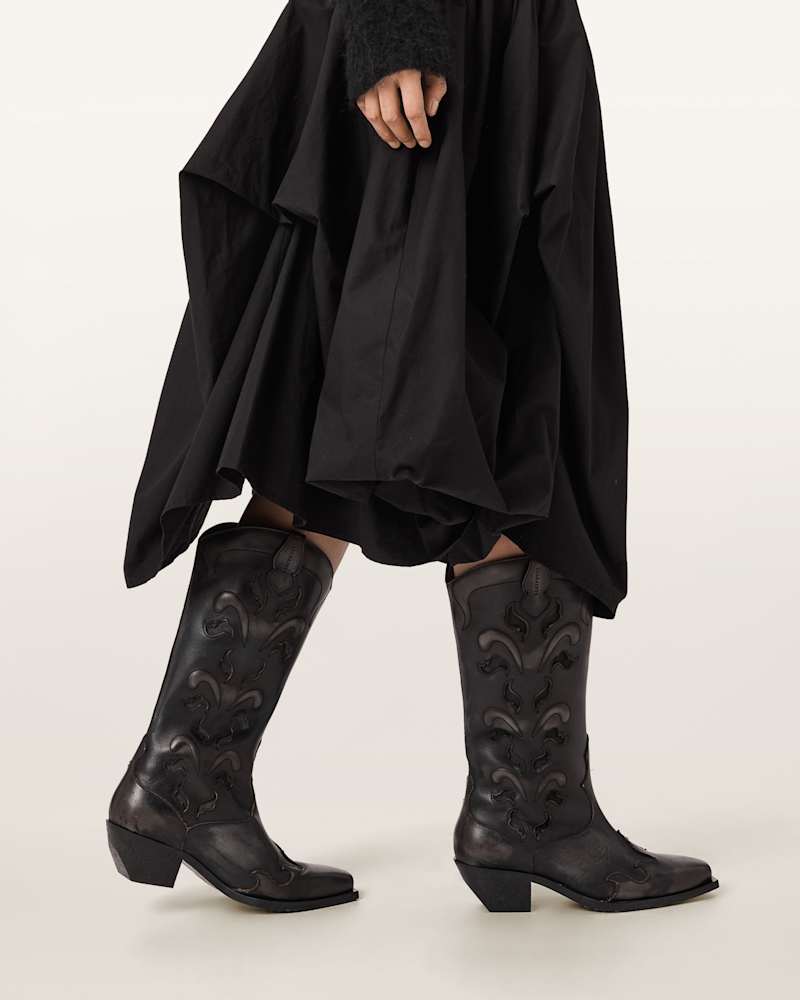 Dolly Western Leather Boots