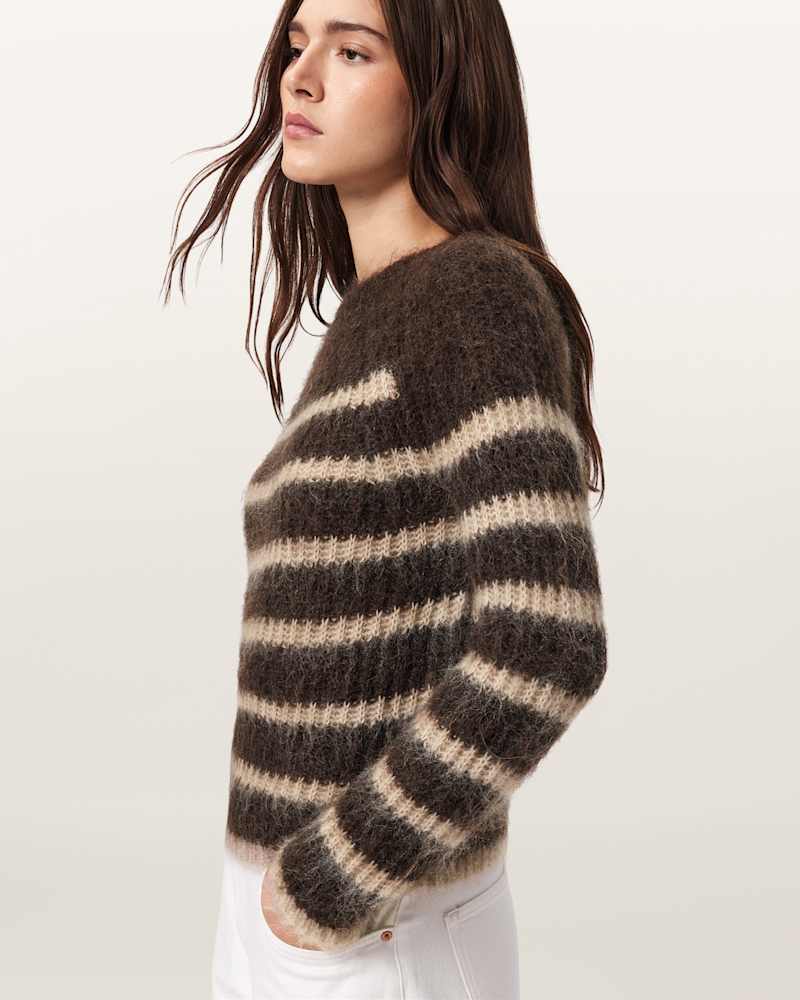 Riga Striped Crew Neck Jumper 