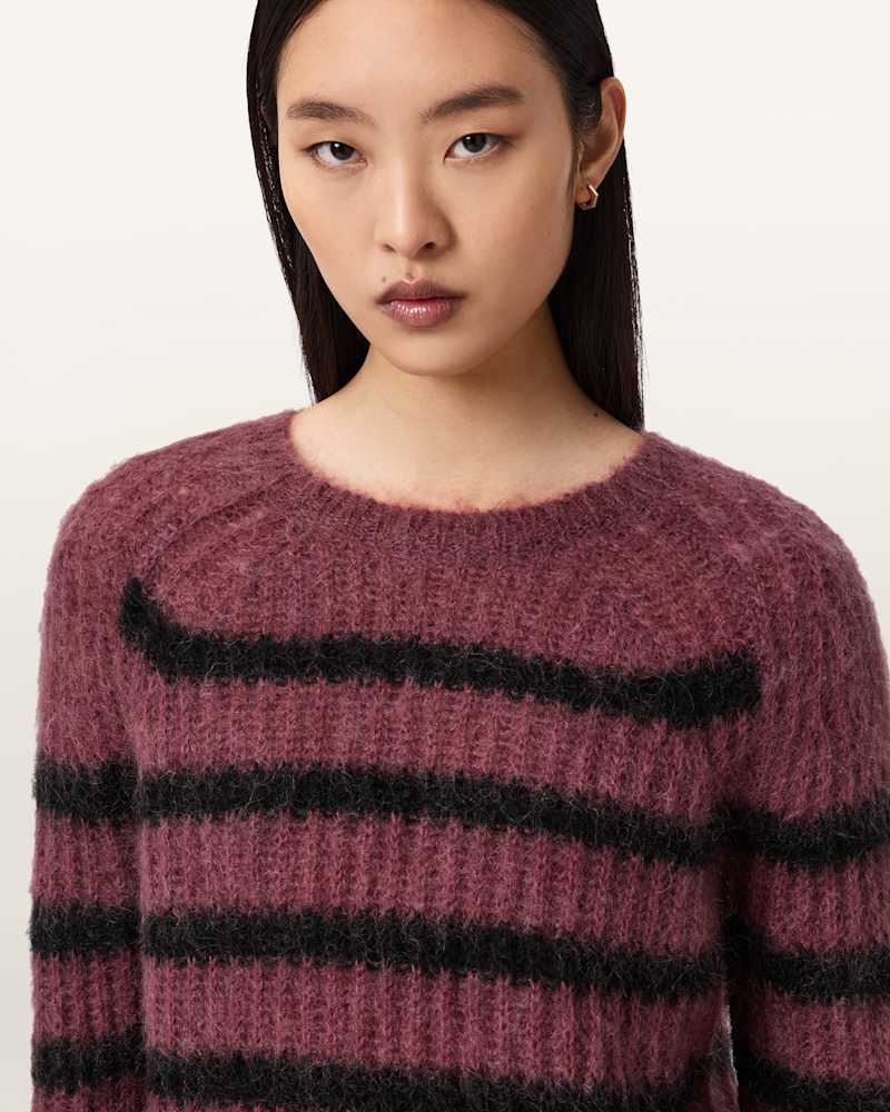 Riga Striped Crew Neck Jumper