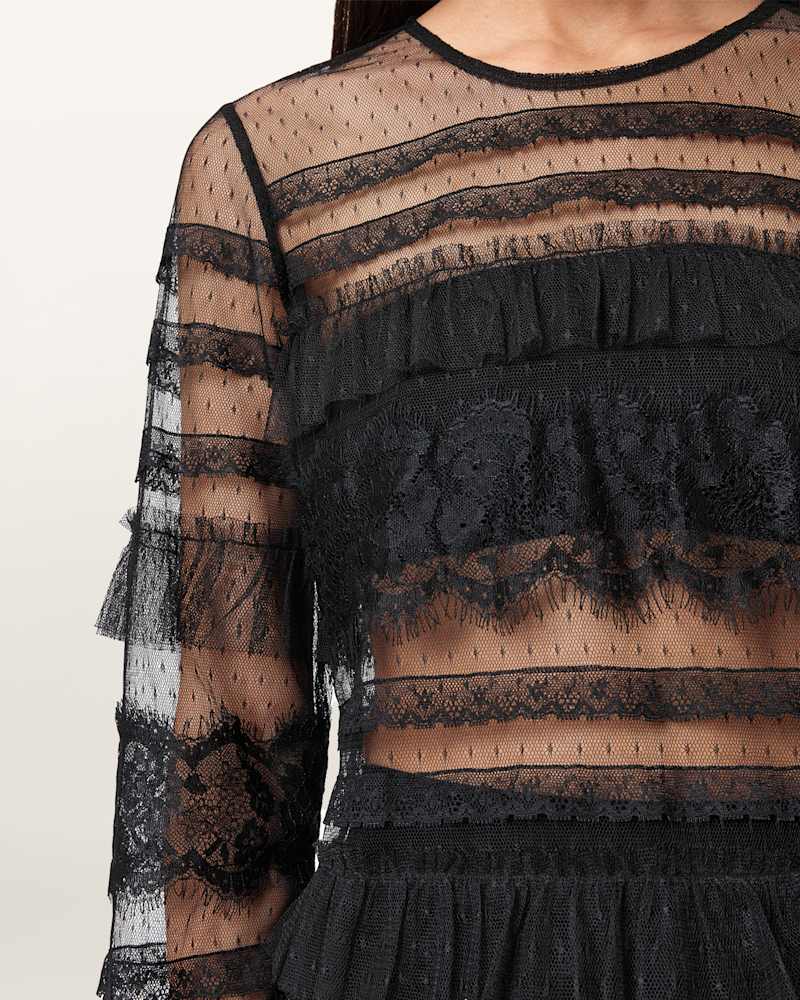 Arlea Tulle Lace Top