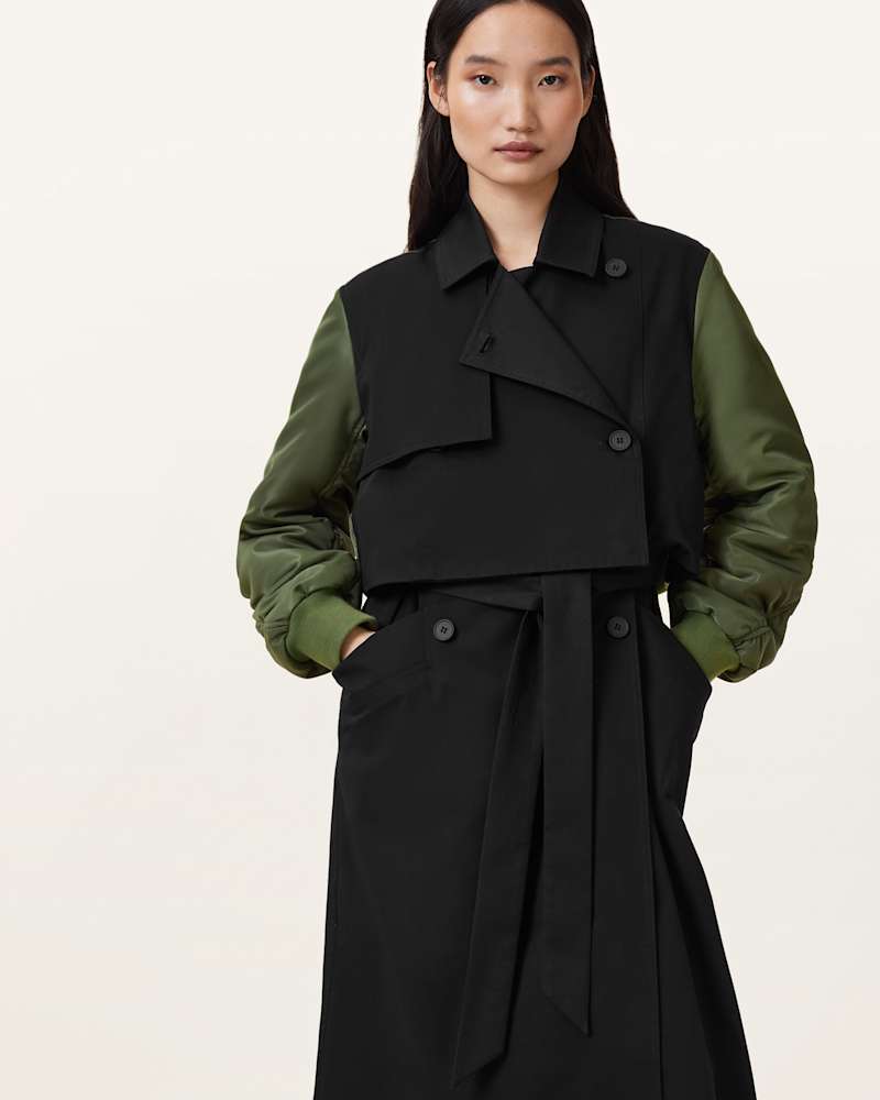 Penni 2-in-1 Trench Bomber Jacket