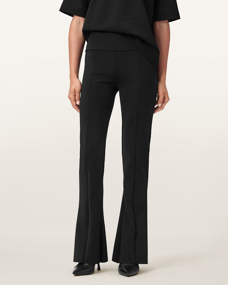 Rebecca Zip Flared Trousers