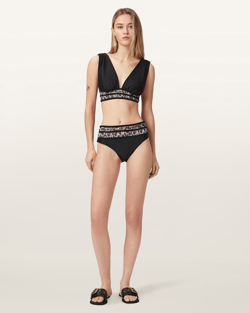 Xalia High Waisted Bikini Bottoms