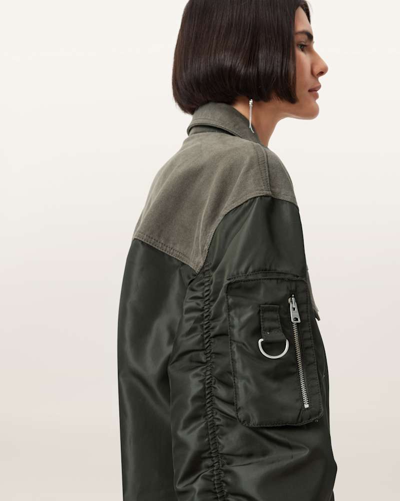 Verity Relaxed Fit Bomber Jacket