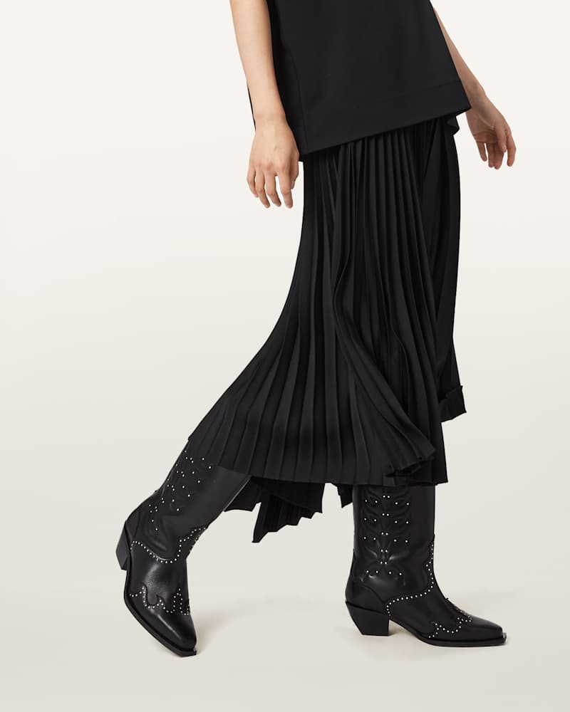 Dolly Studded Leather Boots