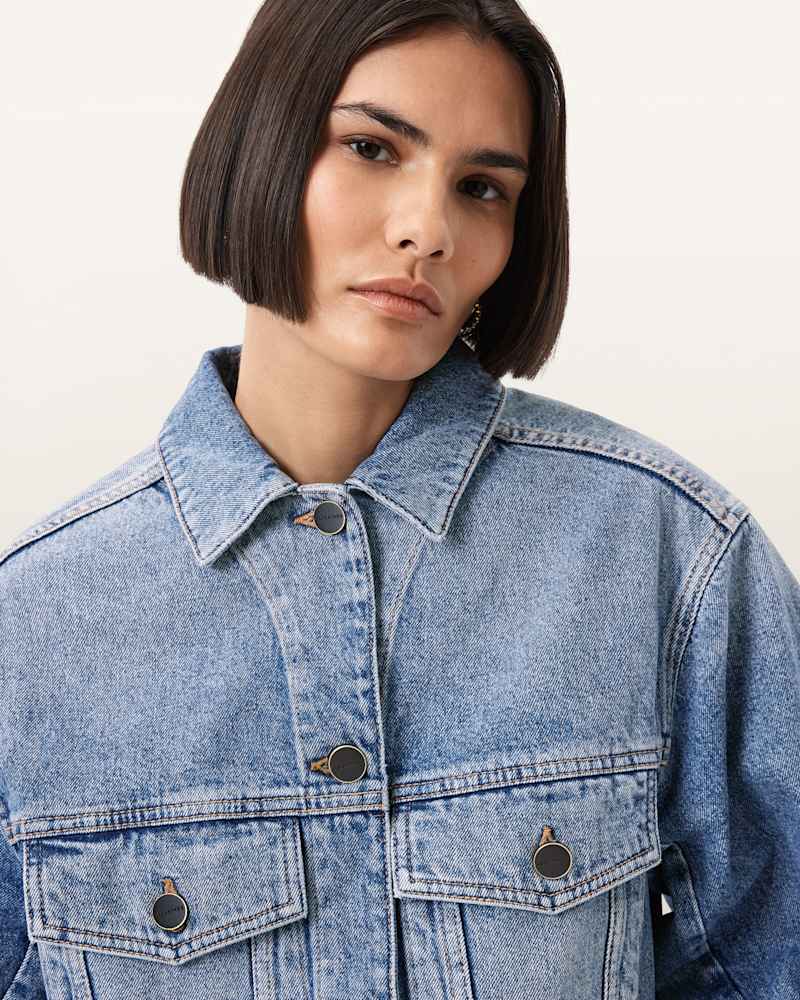 Luca Cropped Denim Jacket