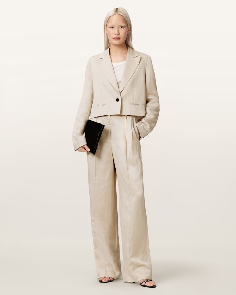 Helena Single Breasted Cropped Blazer