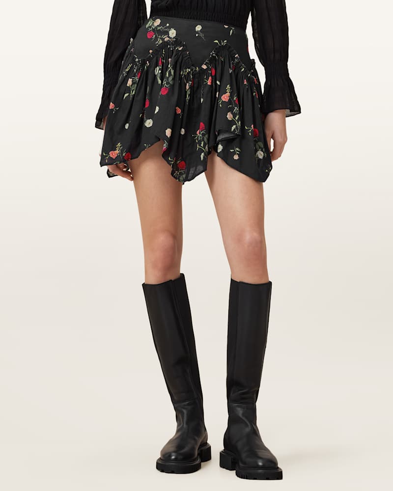 Delilah Floral Printed Mini Skirt