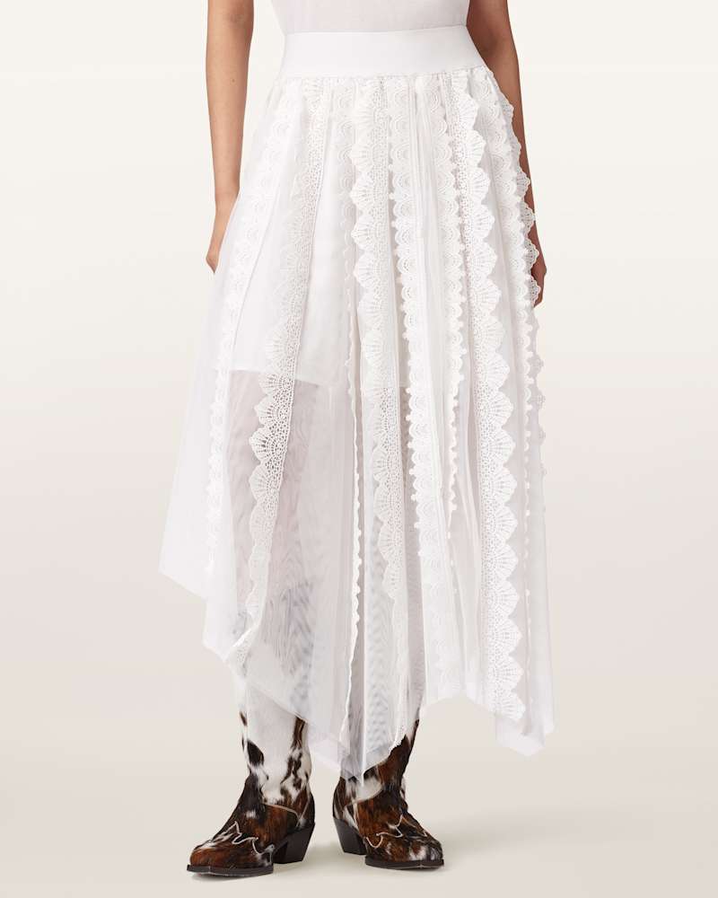 Vashtie Lace Maxi Skirt