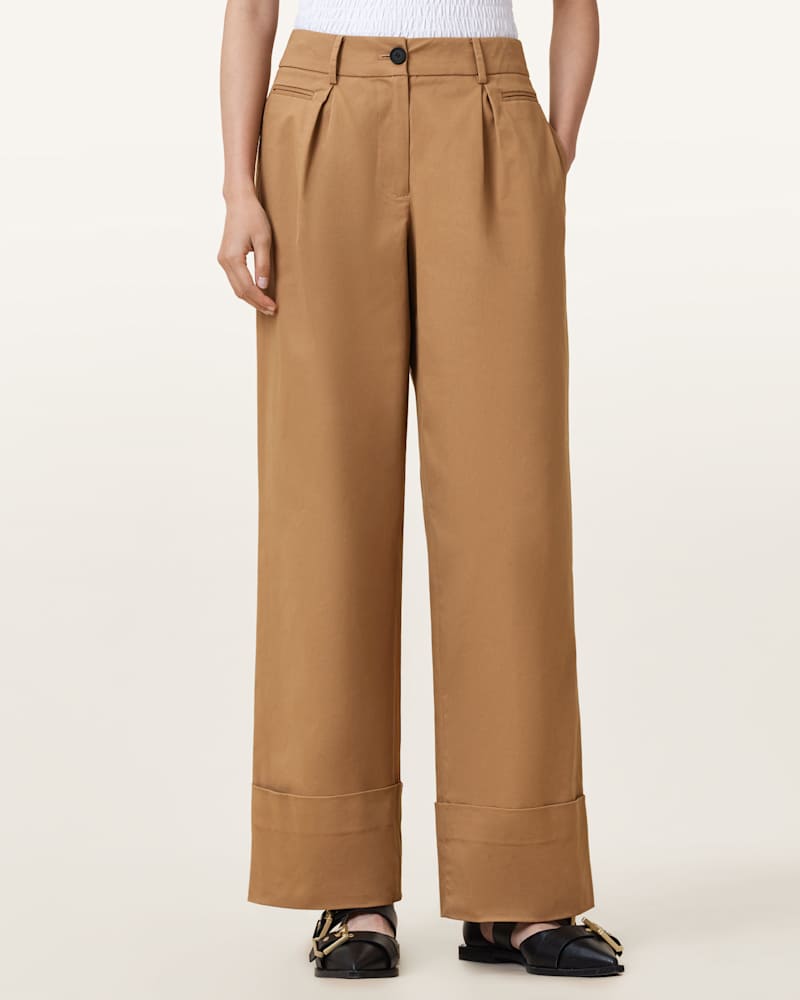 Poppy Brown Chino Trousers