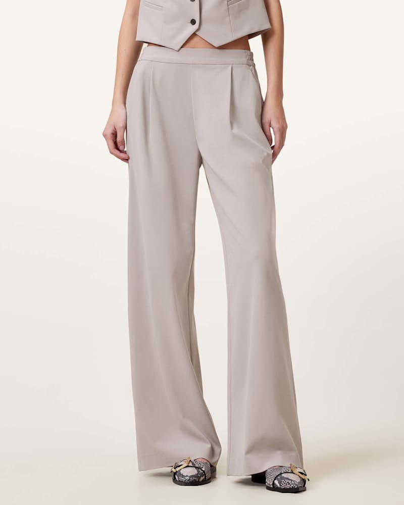 Aleida Lightweight Wide Leg Trousers