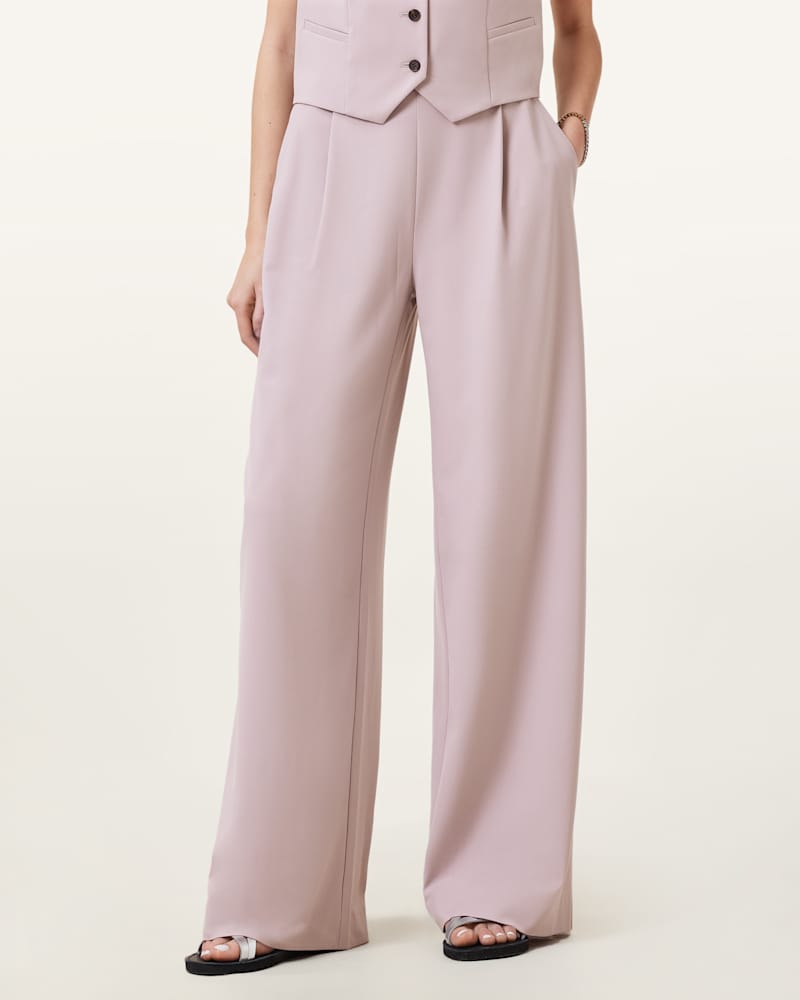 Aleida Lightweight Wide-Leg Trousers