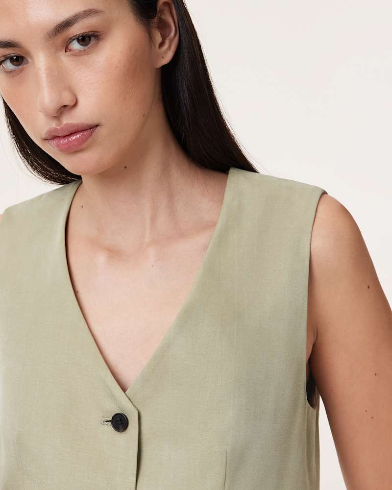 Averie Tencel Relaxed Fit Waistcoat