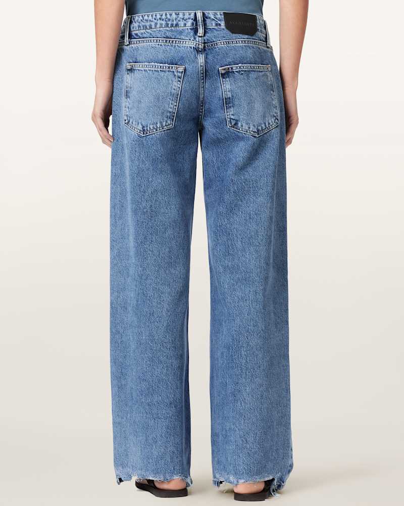 Tia Wide Leg Denim Jeans
