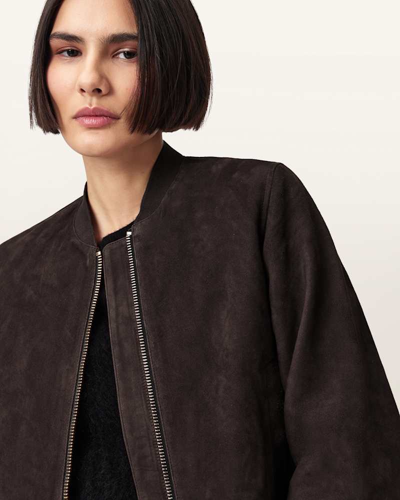 Orten Suede Bomber Jacket