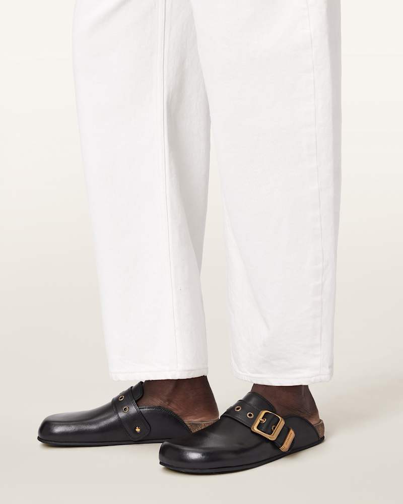Staffa Adjustable Leather Mules