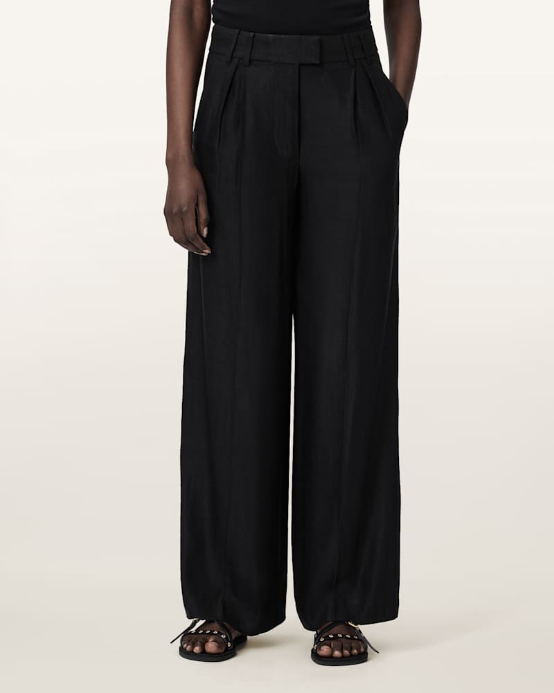 Charley Relaxed Fit Linen Blend Trousers