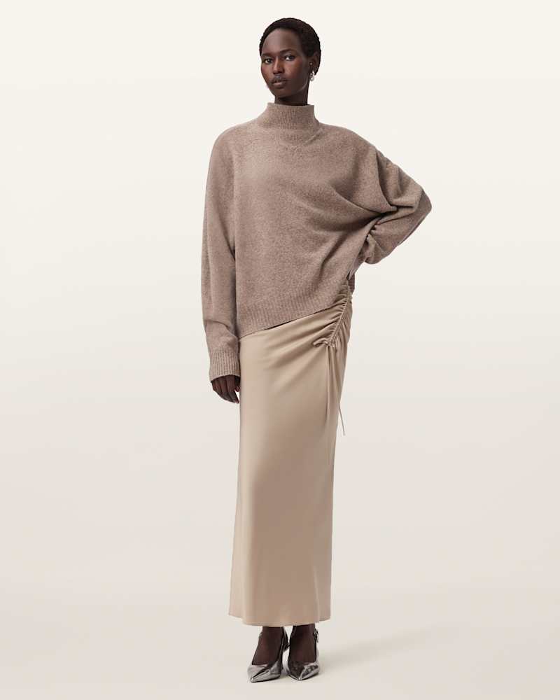 Alexia Gathered Maxi Skirt