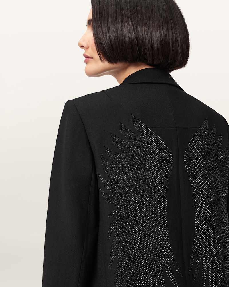Ottie Single Breasted Embellished Blazer