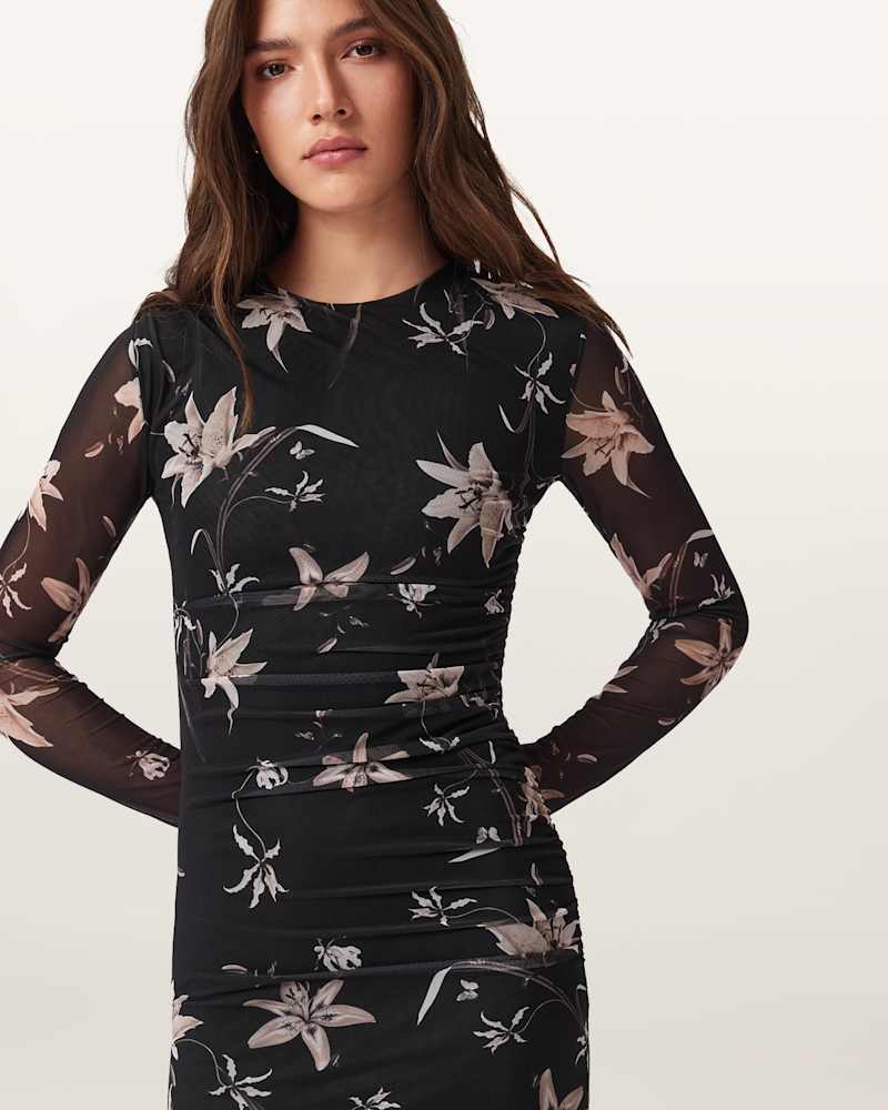 Caia Mesh Maxi Dress