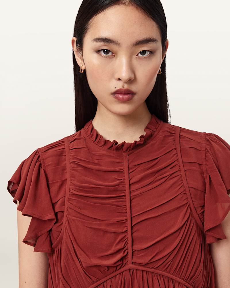 Shaela Ruffled Maxi Dress