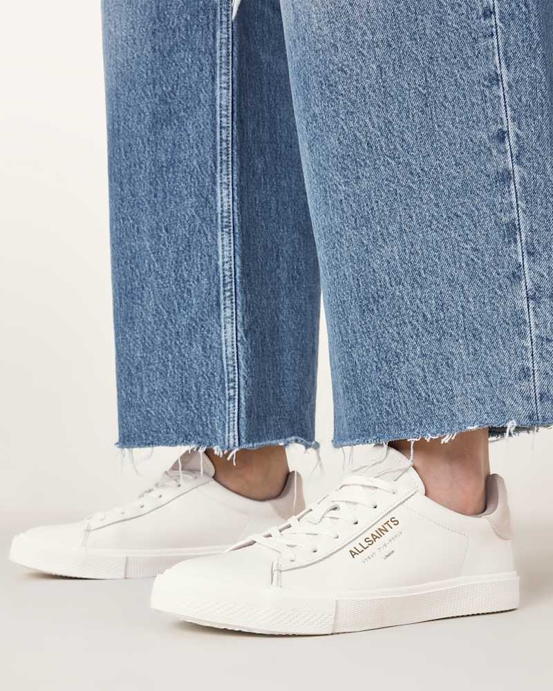 Underground Leather Low Top Trainers