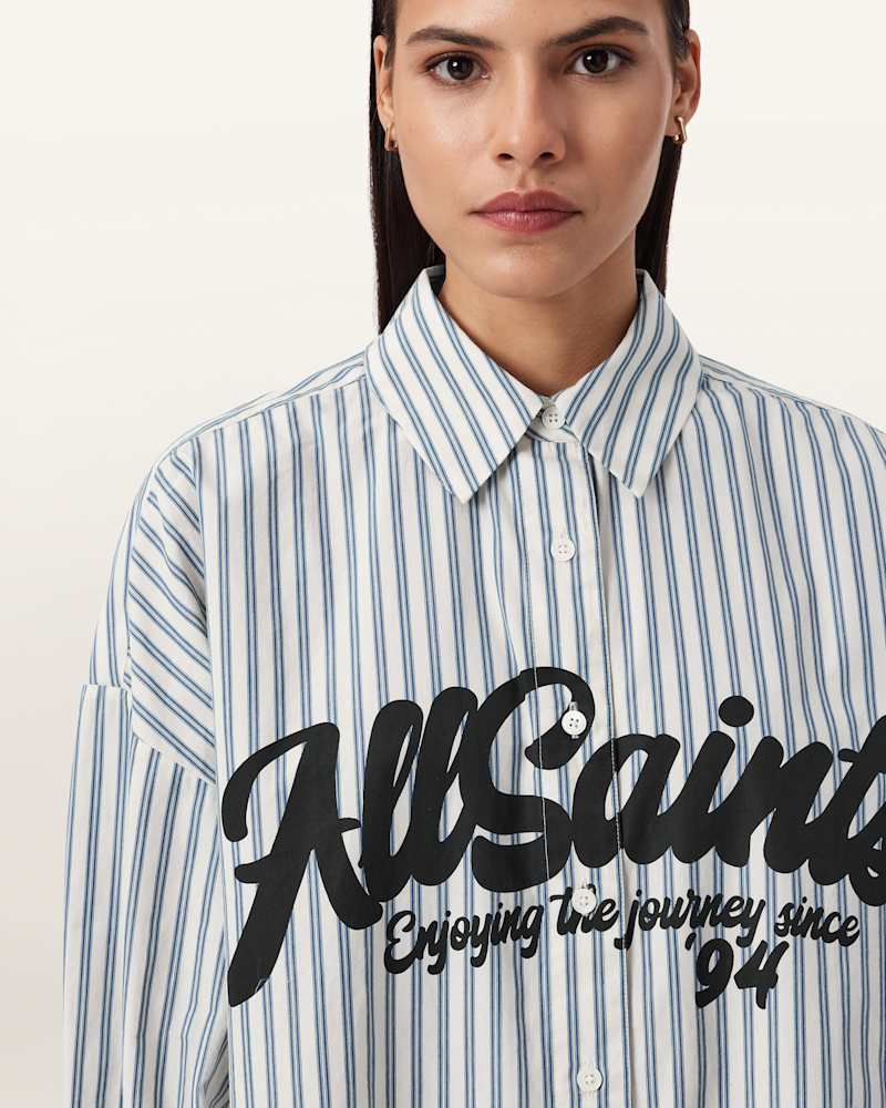 Adrianne Relaxed Striped Shirt