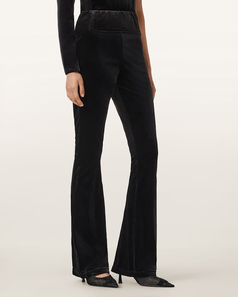 Zanni Velvet Flare Trousers